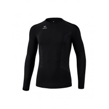 Erima Funktionsunterwäsche Langarmshirt Athletic Rundhals (nahtlos) schwarz Herren